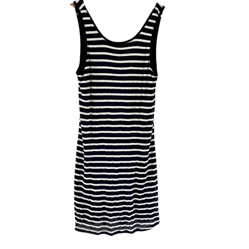 Splendid Striped Tank Dress Womens‎ Size M Blue Nautical Beach Resort Preppy